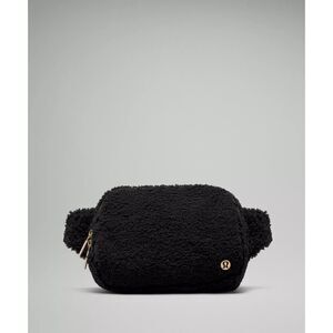 Lululemon Black & Gold Everywhere Fleece Belt Bag 1L